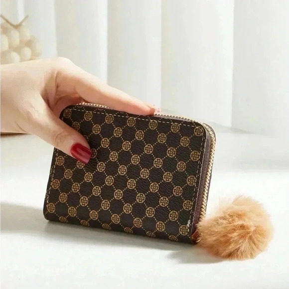 ⚠️Clearance Brown Apricot Fashion Wallet With Tassel - Picture 6 of 6